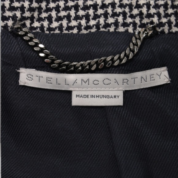 Stella McCartney Wool Houndstooth Blazer - Picture 6 of 14